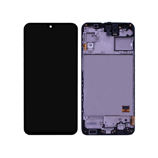 Touch+Display+Frame Samsung Galaxy M31s/M317 Service Pack Preto